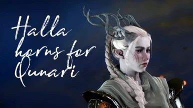 Halla horns for Qunari and Chargen Bundle