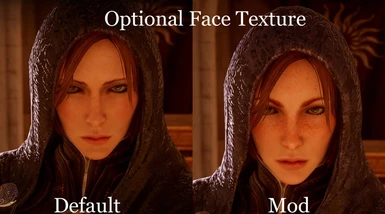 Optional face texture