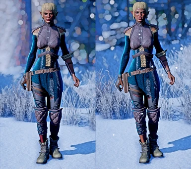 Sera legs fix - left = before, right = after (see legs)
