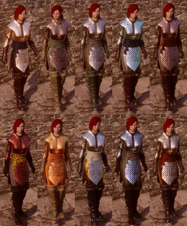 Tints 00-09 on Skyhold Armor with Tint Map Edit