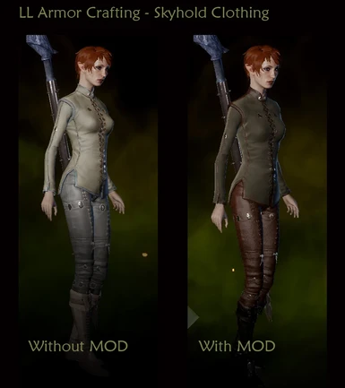 LL Armor Crafting - Skyhold CLothing