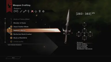 Crafted Hakkon Weapons Changed to Simple Looks at Dragon Age ...