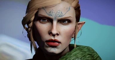After With Regular Brows Version, and Default Look of Idle Brows Version Without Any Neutral Idle Expression Mod Installed