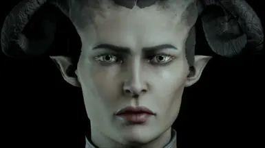 Qunari Female (With No Eye Retextures Installed, Just my Shader Swap)