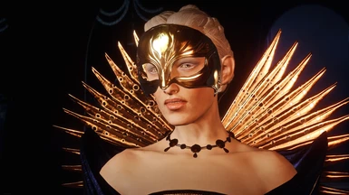 Golden mask for Empress Celene