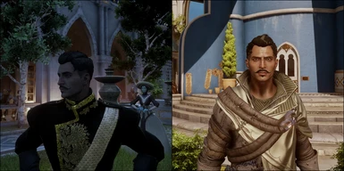 Comparisons: Dorian (OnlyModded) at the Winter Palace (NightLight) and in Val Royeaux (DayLight)
