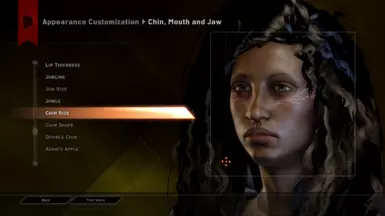 Chin Size