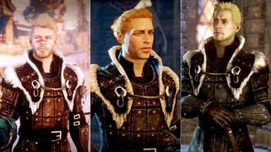 King Alistair Outfit Recolors for the Inquisitor King Alistair and Cullen