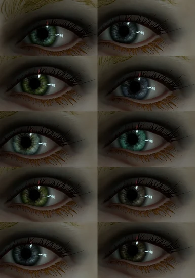 HD Eye Textures by Zachillios - Frosty Conversion