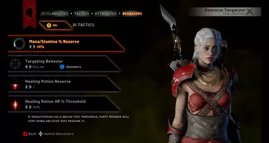 Daenerys (Alternate 2)  Qunari dlc armor