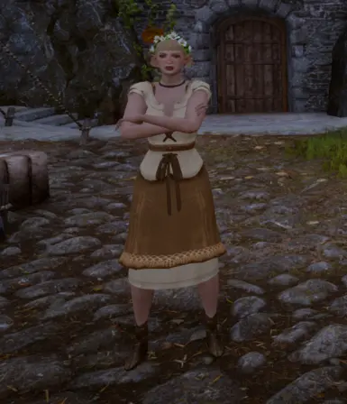 Peasant Outfit with Flower Headband