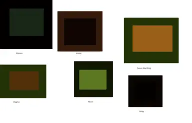 sampling of vanilla eye colors for DAI!Dwarves