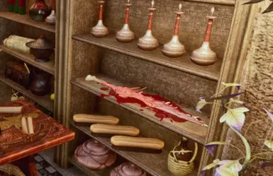 The Clasping Maw (on shelf next to shopkeeper's table)