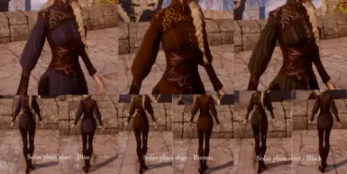 Solas plain shirt versions 1