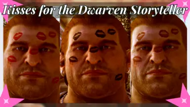 Kisses for the Dwarven Storyteller (Varric)