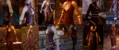 Purple retextures in various lighting