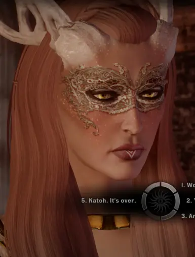 Silver Herah Mask (white freckles not included in complexion)