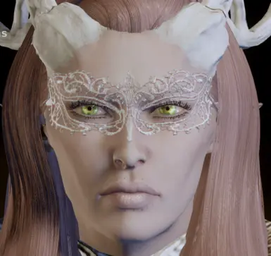 White Lace Mask