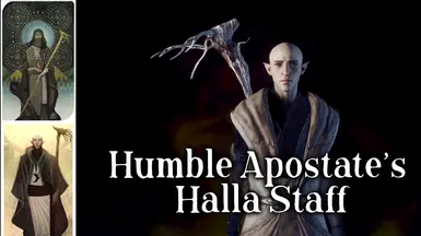 Humble Apostates Halla Staff - Solas' Artwork Staff