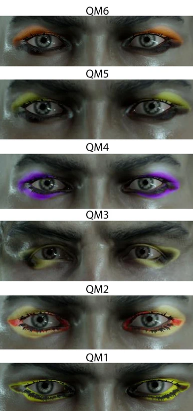Qunari Makeup Comparison