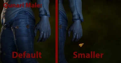 Qunari Male Hand Comparison
