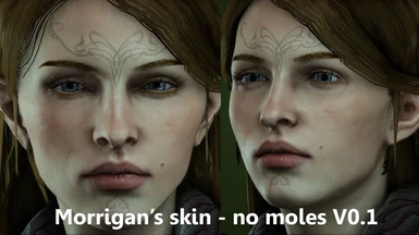Morrigans skin - no moles V01