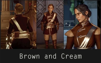 Brown and Cream