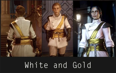 White and Gold