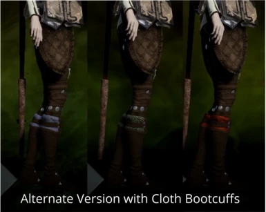 New Option - Cloth Bootcuffs
