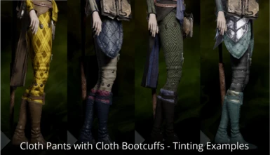 New Option - Cloth Pants with Cloth Bootcuffs