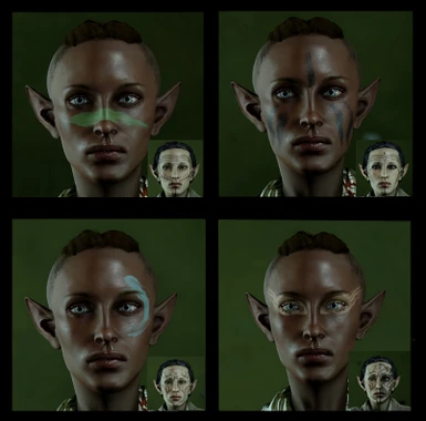 Warpaints for elves full replacement
