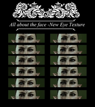 All about the face - eye textures