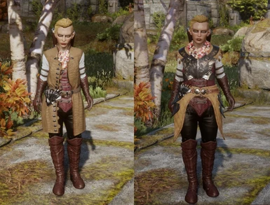 DF Outerwear - red and medium armor