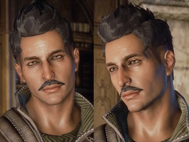 Dorian Tousled Hair with Dorian Trimmed Mustache