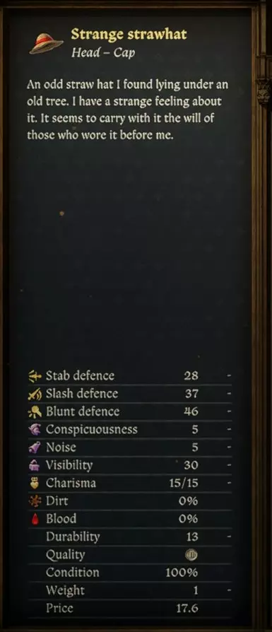 The changed stats