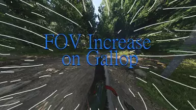 FOV Increase on Gallop