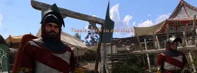 Toggle HUD in one click