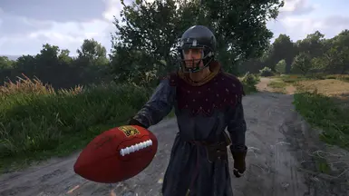 American Football Helmet and Weapon Pack