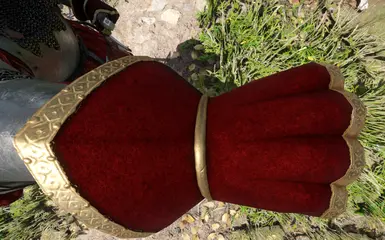 Gauntlets Red Brass