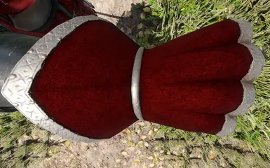 Gauntlets Red Polished