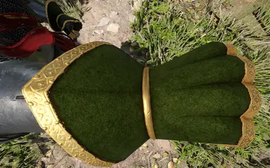 Gauntlets Green Gold