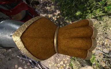 Gauntlets Yellow Brass