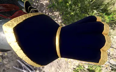 Gauntlets Blue Gold