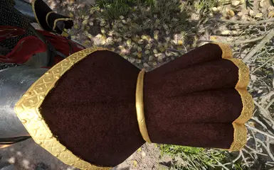 Gauntlets Brown Gold