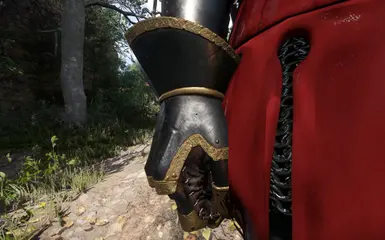 Gauntlets Brass Black