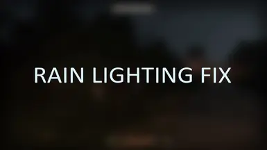 Rain Lighting Fix