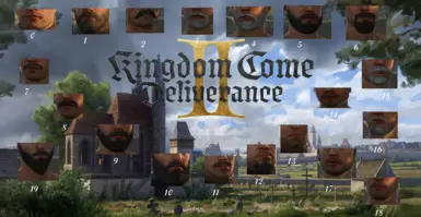 Beards Template (beard takes over hair colour)