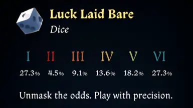 Luck Laid Bare - Dice Unveiled