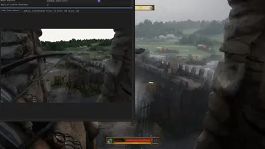 Left side buffer is when reshade are applied using REST