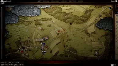 These edits affect the map and inventory screens too 2